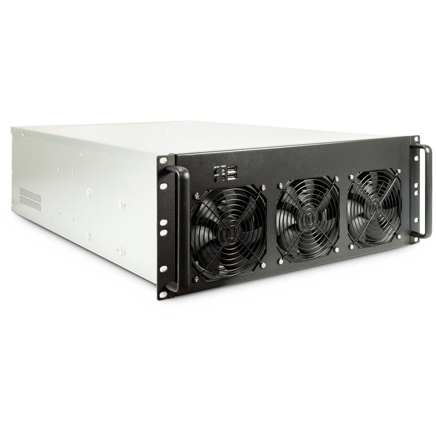 Kućište INTER-TECH 4F28 Mining Rack (4U, 19")-0