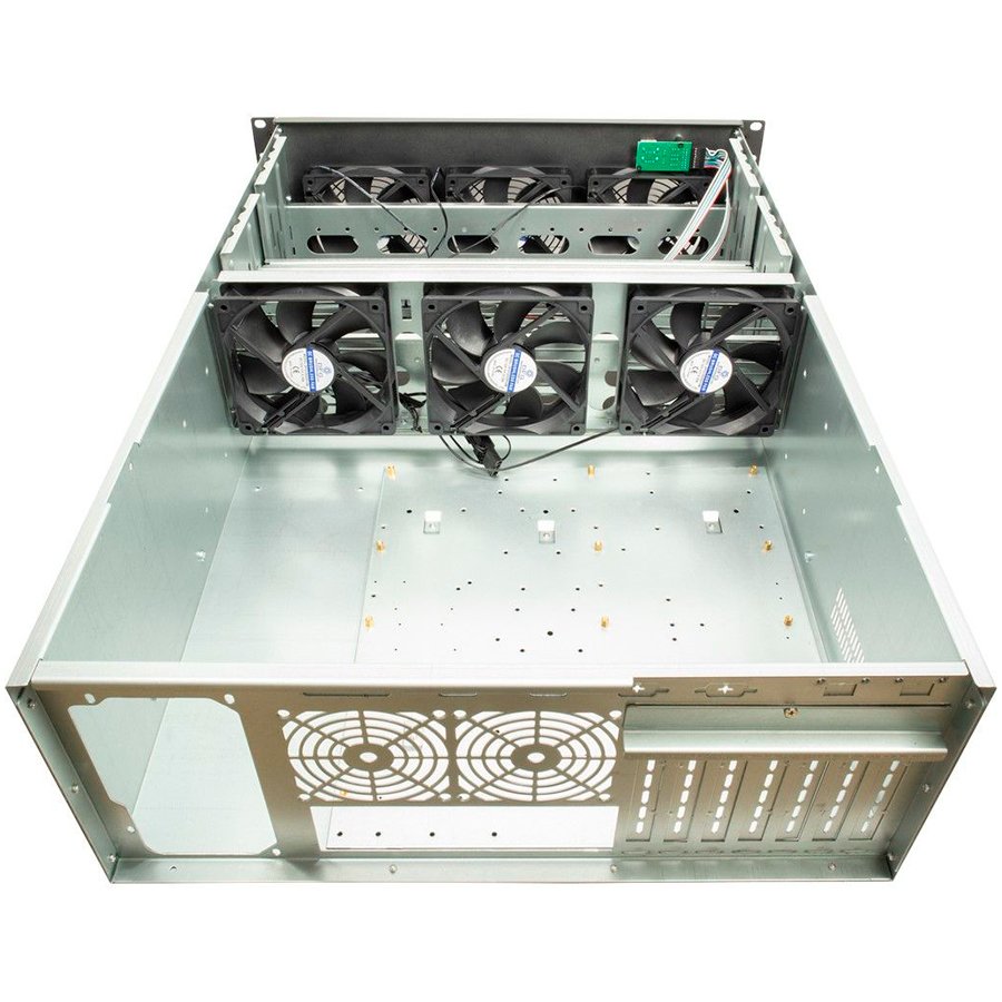 Kućište INTER-TECH 4F28 Mining Rack (4U, 19")-1