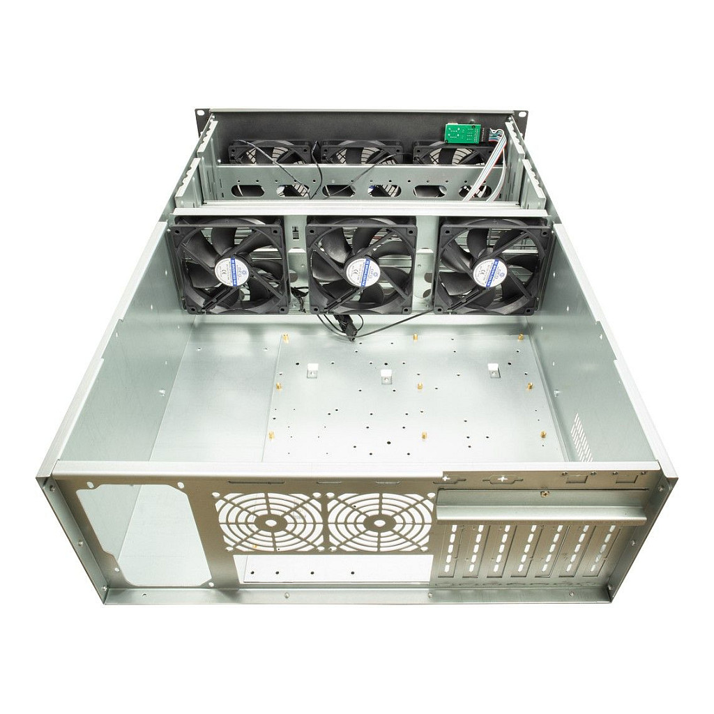 Kućište INTER-TECH 4F28 Mining Rack (4U, 19")-4