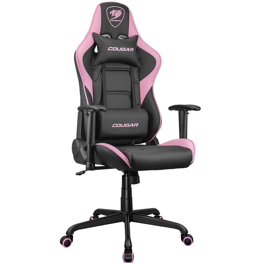 Gaming chair COUGAR CGR-ELI-PNB (2D adjustable armrests, adjustable backrest, PVC leather, steel frame, class 4 gas lift, maximum backrest angle 160°, maximum suitable weight 120 kg, warranty 24 months)-1