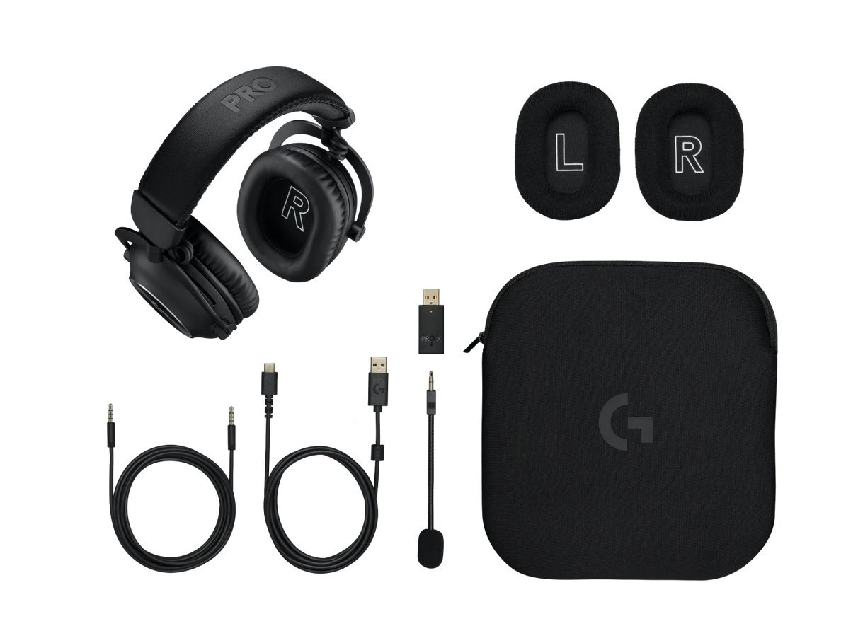 LOGITECH G PRO X2 LIGHTSPEED Wireless Gaming Headset - Blue Mic - crna-6