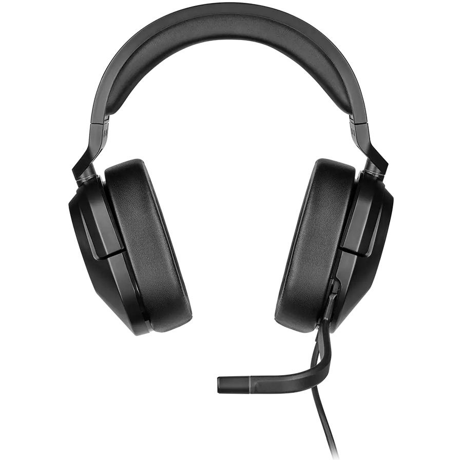 Slušalice CORSAIR HS55 Stereo Carbon (over-ear, žične, 50 mm driveri, Noise Cancelling mikrofon)-0