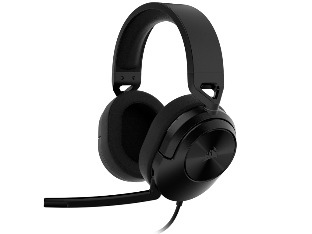 Slušalice CORSAIR HS55 Stereo Carbon (over-ear, žične, 50 mm driveri, Noise Cancelling mikrofon)-2