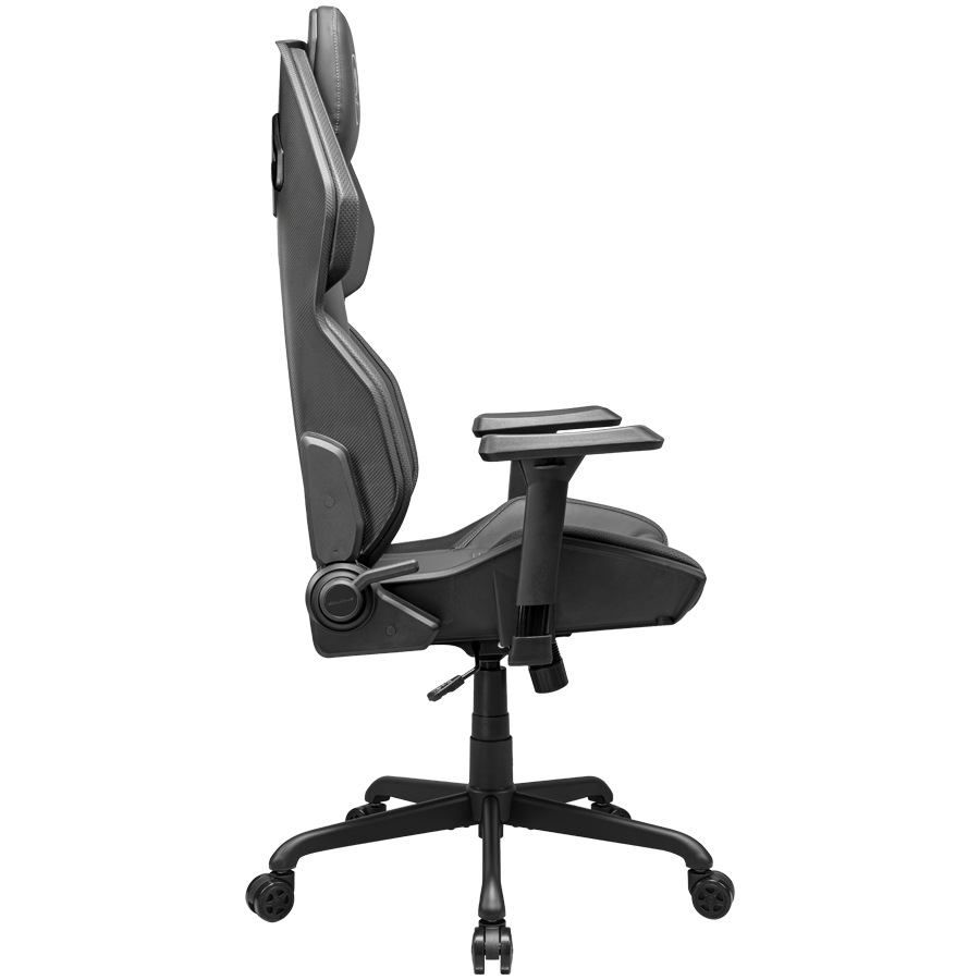 Gaming Chair COUGAR HOTROD BLACK (3D adjustable armrests, backrest height 900 mm, backrest width 450 mm, angled backrest, casing material leatherette, chair depth 590 mm, chair height 1390 mm, chair width 705 mm, maximum suitable weight 136 kg, wheels quantity 5)-3