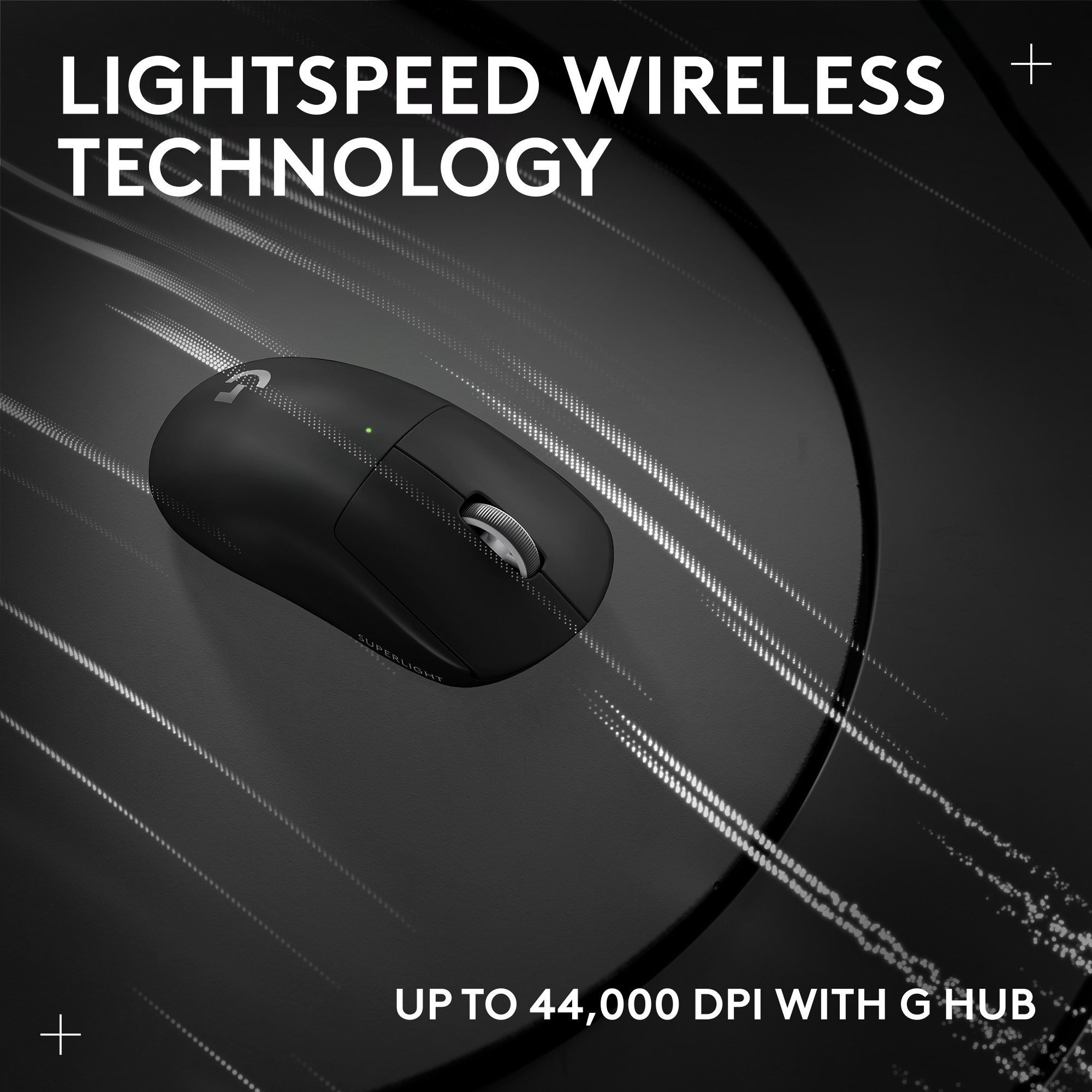 LOGITECH G PRO X SUPERLIGHT 2 LIGHTSPEED Gaming Mouse - BLACK - 2.4GHZ - EER2-12