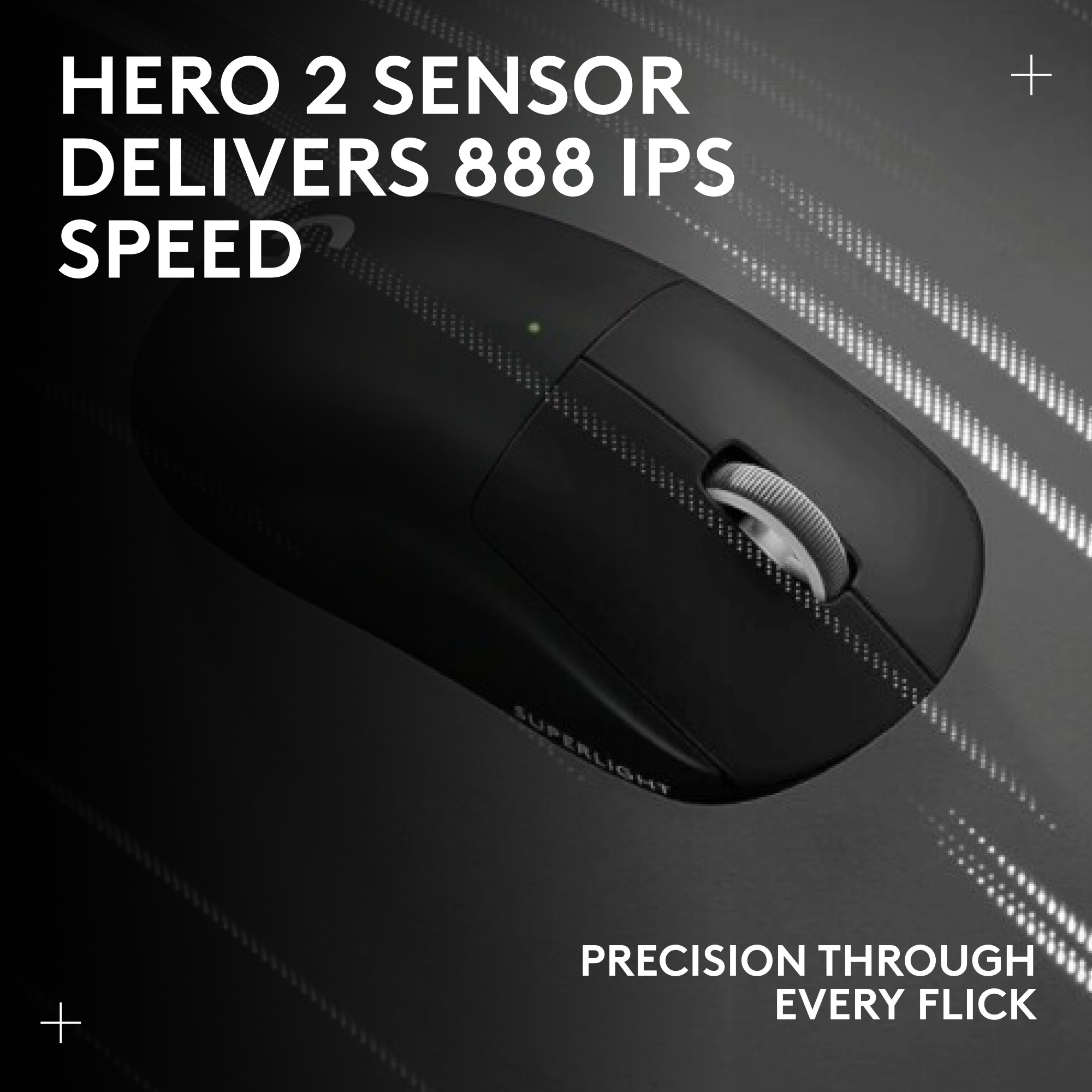 LOGITECH G PRO X SUPERLIGHT 2 LIGHTSPEED Gaming Mouse - BLACK - 2.4GHZ - EER2-15
