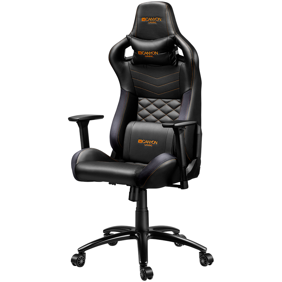 Gaming stolica CANYON Nightfall CND-SGCH7 (PU koža, metalni okvir, 3D nasloni za ruke, 90-150° nagib, nosivost do 150 kg)-1