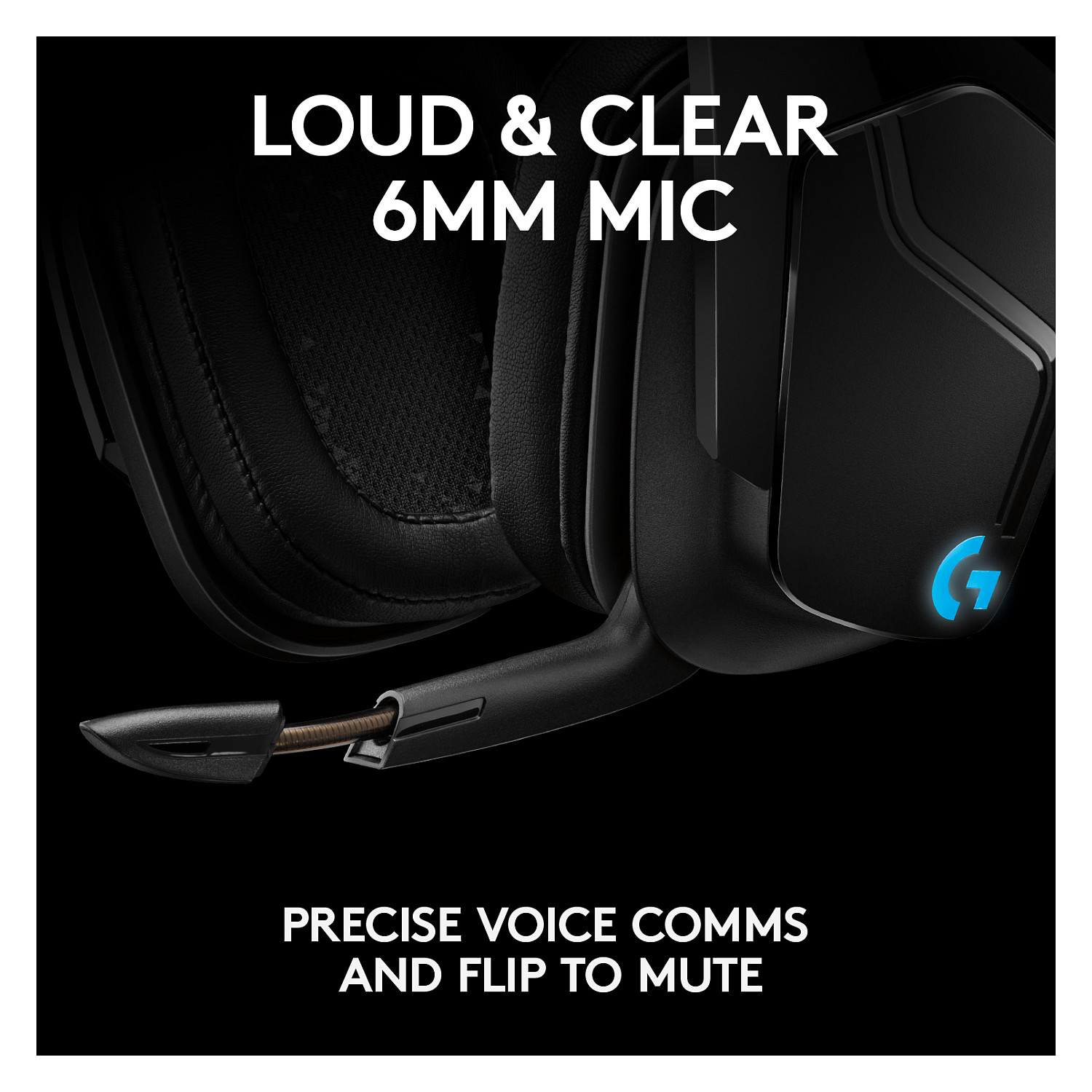 LOGITECH G935 Wireless 7.1 Surround Sound LIGHTSYNC Gaming Headset - 2.4GHZ - EMEA-22