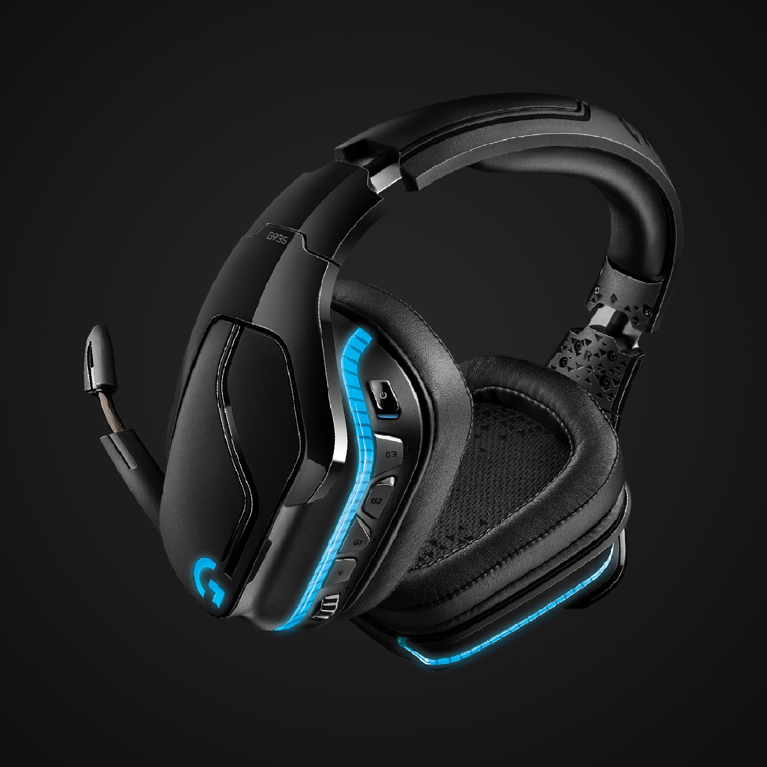 LOGITECH G935 Wireless 7.1 Surround Sound LIGHTSYNC Gaming Headset - 2.4GHZ - EMEA-15