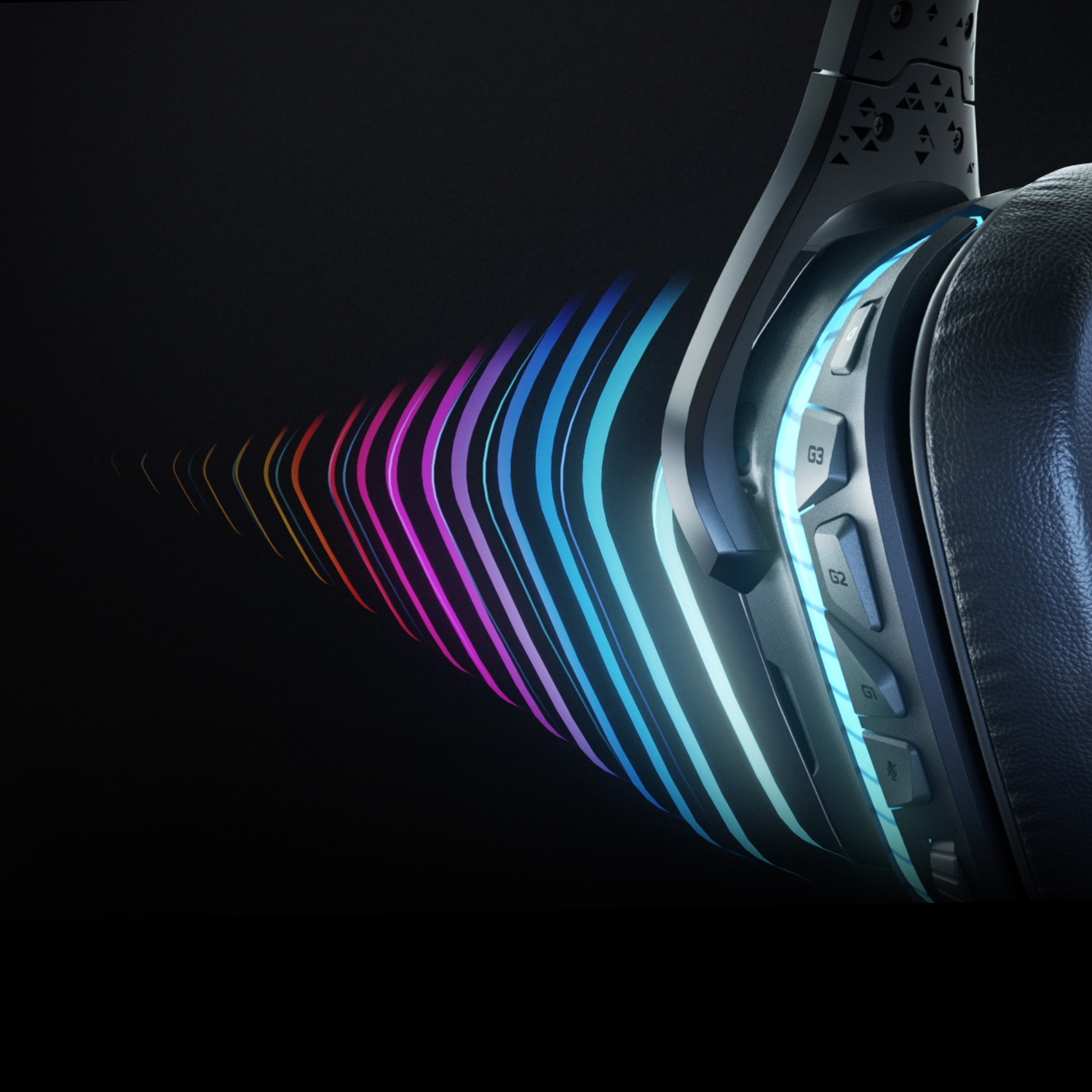 LOGITECH G935 Wireless 7.1 Surround Sound LIGHTSYNC Gaming Headset - 2.4GHZ - EMEA-16