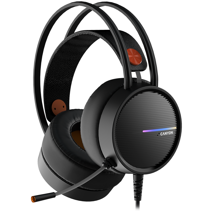 Gaming slušalice CANYON GH-8A black orange-0