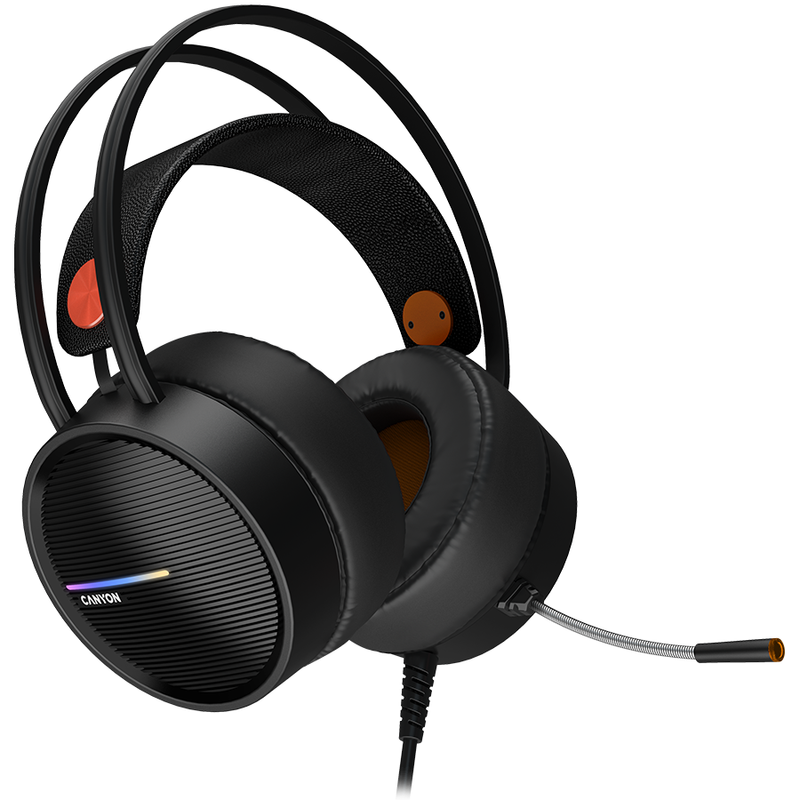 Gaming slušalice CANYON GH-8A black orange-1
