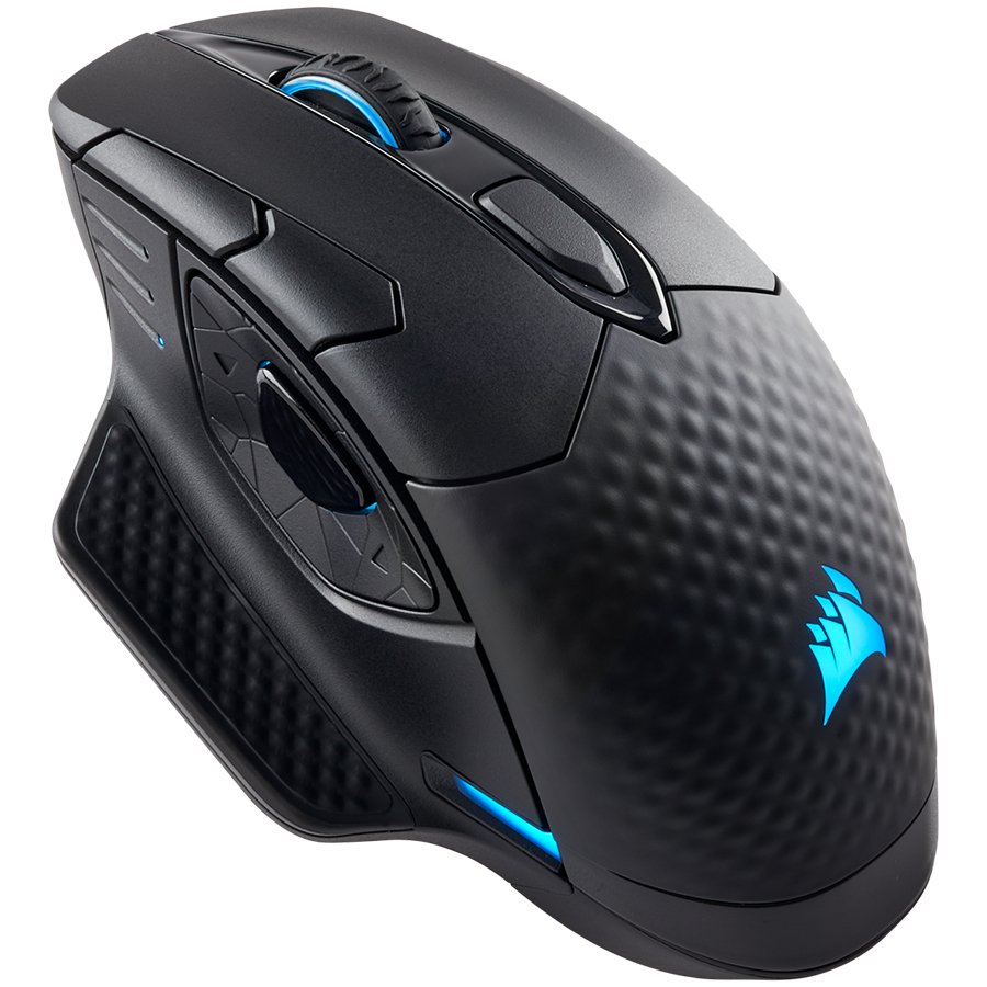 Miš CORSAIR DARK CORE RGB PRO (Bežični, 18000 DPI, Optički, RGB osvjetljenje, Crna)-0