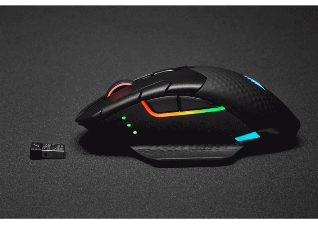Miš CORSAIR DARK CORE RGB PRO (Bežični, 18000 DPI, Optički, RGB osvjetljenje, Crna)-6