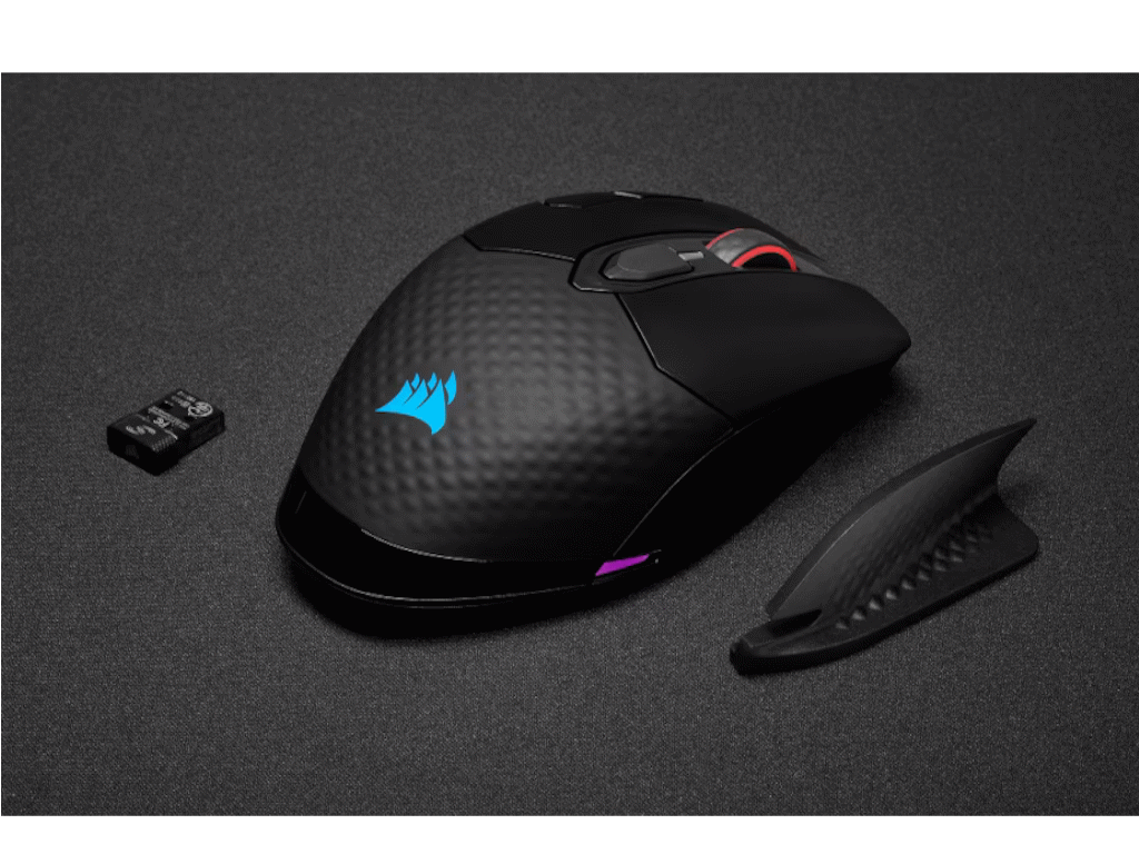 Miš CORSAIR DARK CORE RGB PRO (Bežični, 18000 DPI, Optički, RGB osvjetljenje, Crna)-9