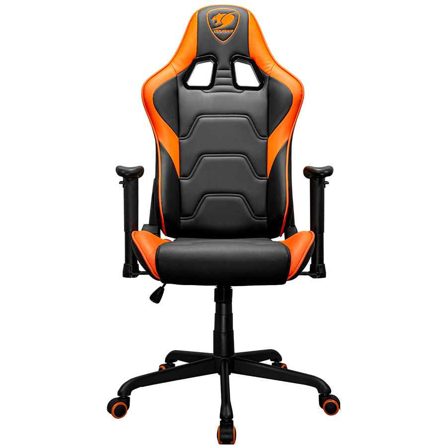 Gaming chair COUGAR CGR-ELI (2D adjustable armrests, adjustable backrest, PVC leather, steel frame, class 4 gas lift, maximum backrest angle 160°, maximum suitable weight 120 kg, wheels quantity 5)-0