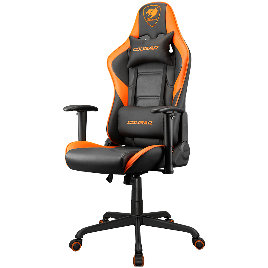 Gaming chair COUGAR CGR-ELI (2D adjustable armrests, adjustable backrest, PVC leather, steel frame, class 4 gas lift, maximum backrest angle 160°, maximum suitable weight 120 kg, wheels quantity 5)-4