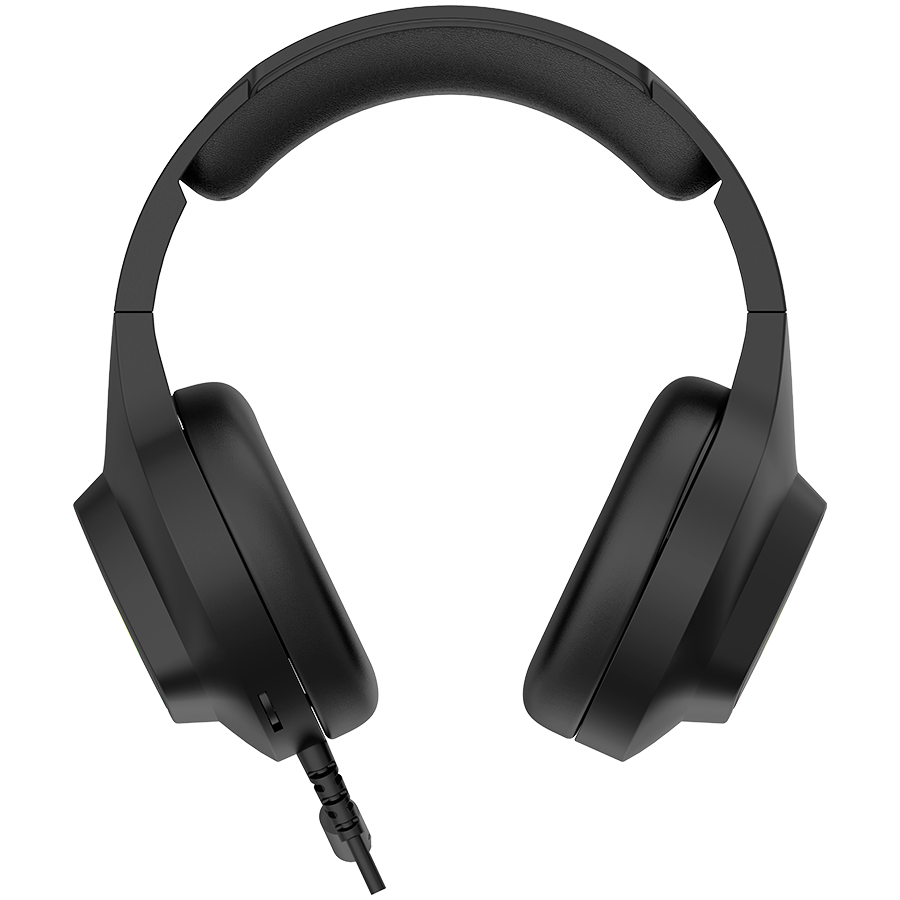 CANYON Shadder GH-6, RGB gaming headset with Microphone, Microphone frequency response: 20HZ~20KHZ, ABS+ PU leather, USB*1*3.5MM jack plug, 2.0M PVC cable, weight: 300g crna-3