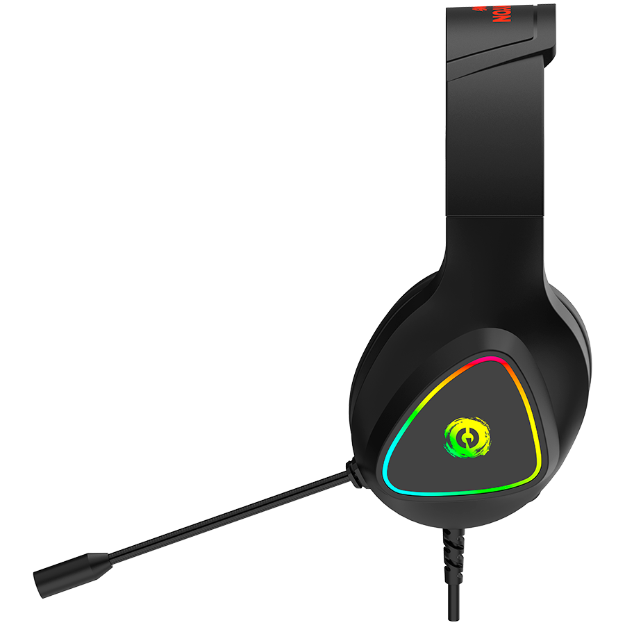 CANYON Shadder GH-6, RGB gaming headset with Microphone, Microphone frequency response: 20HZ~20KHZ, ABS+ PU leather, USB*1*3.5MM jack plug, 2.0M PVC cable, weight: 300g crna-4