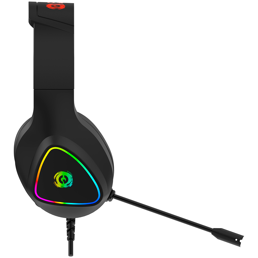 CANYON Shadder GH-6, RGB gaming headset with Microphone, Microphone frequency response: 20HZ~20KHZ, ABS+ PU leather, USB*1*3.5MM jack plug, 2.0M PVC cable, weight: 300g crna-5