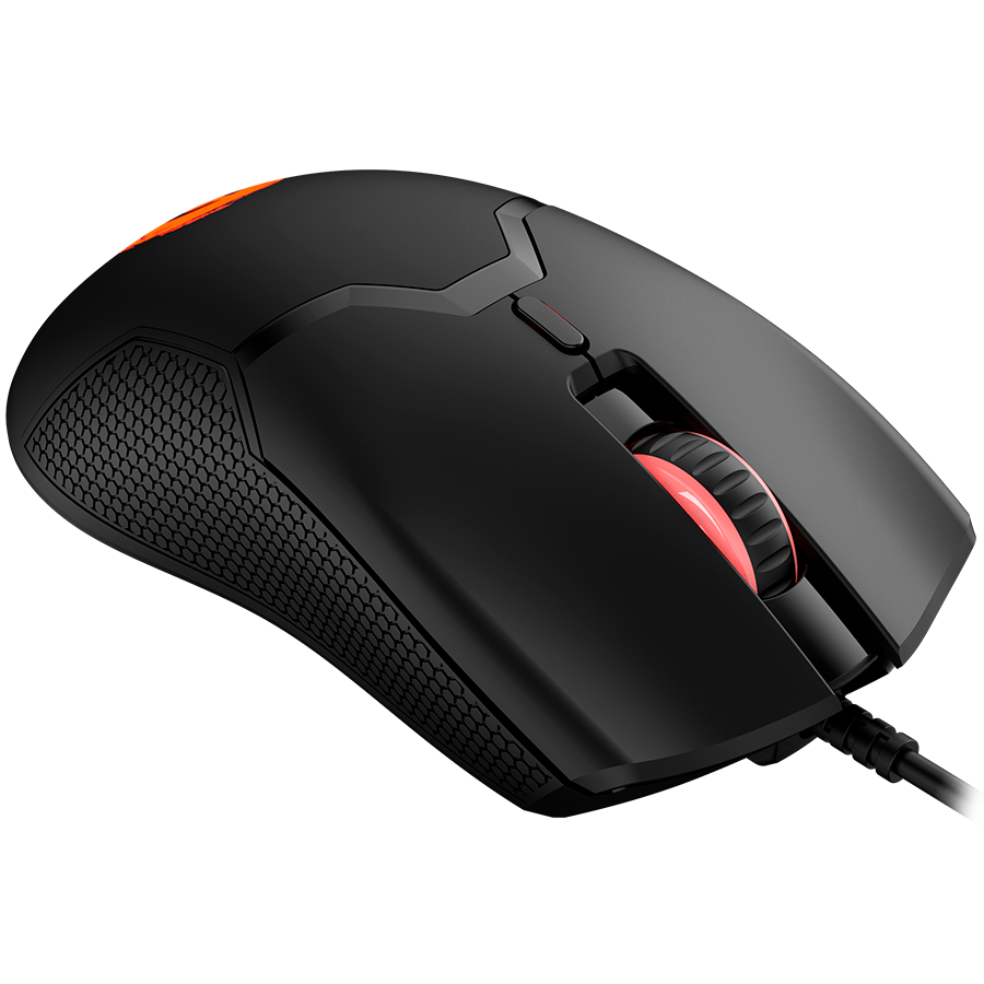 CANYON Carver GM-116,  6keys Gaming wired mouse, A603EP sensor, DPI up to 3600, rubber coating on panel, Huano 1million switch, 1.65M PVC cable, ABS material. size: 130*69*38mm, weight: 105g crna-2