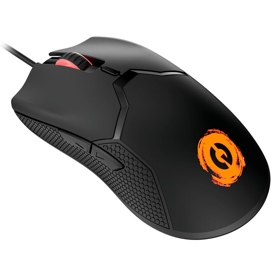 CANYON Carver GM-116,  6keys Gaming wired mouse, A603EP sensor, DPI up to 3600, rubber coating on panel, Huano 1million switch, 1.65M PVC cable, ABS material. size: 130*69*38mm, weight: 105g crna-3