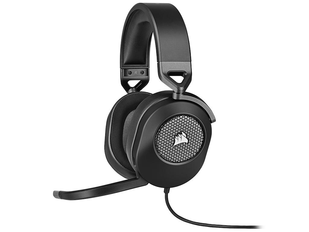 Slušalice CORSAIR HS65 Surround Carbon (žične, over-ear, 7.1 Surround, Noise Cancelling mikrofon)-1