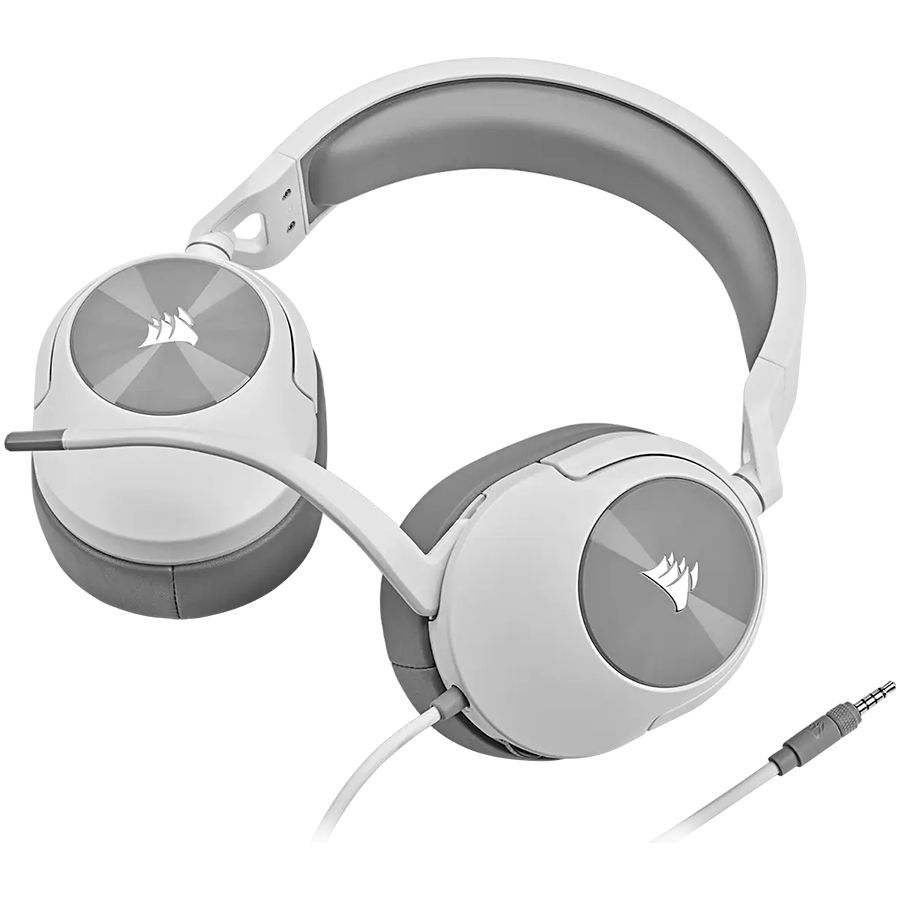 Slušalice CORSAIR HS55 (over-ear, žične, mikrofon, bijele)-1