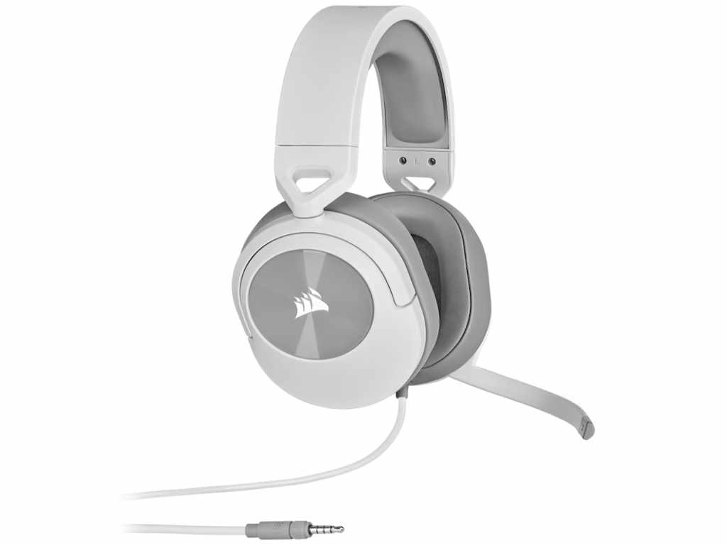 Slušalice CORSAIR HS55 (over-ear, žične, mikrofon, bijele)-6