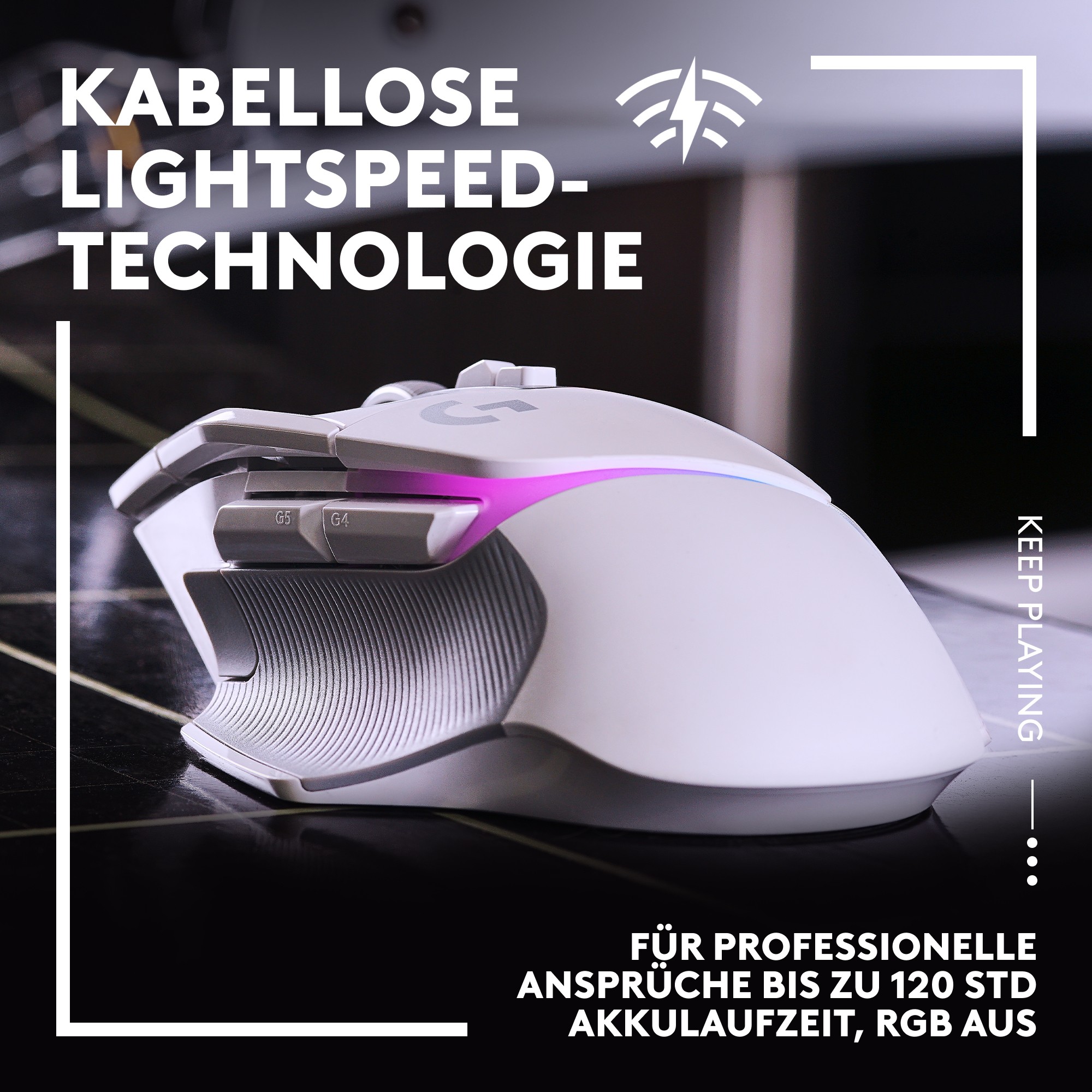 Miš LOGITECH G502 X PLUS Lightspeed RGB Wireless Gaming White/ Premium EER2-7