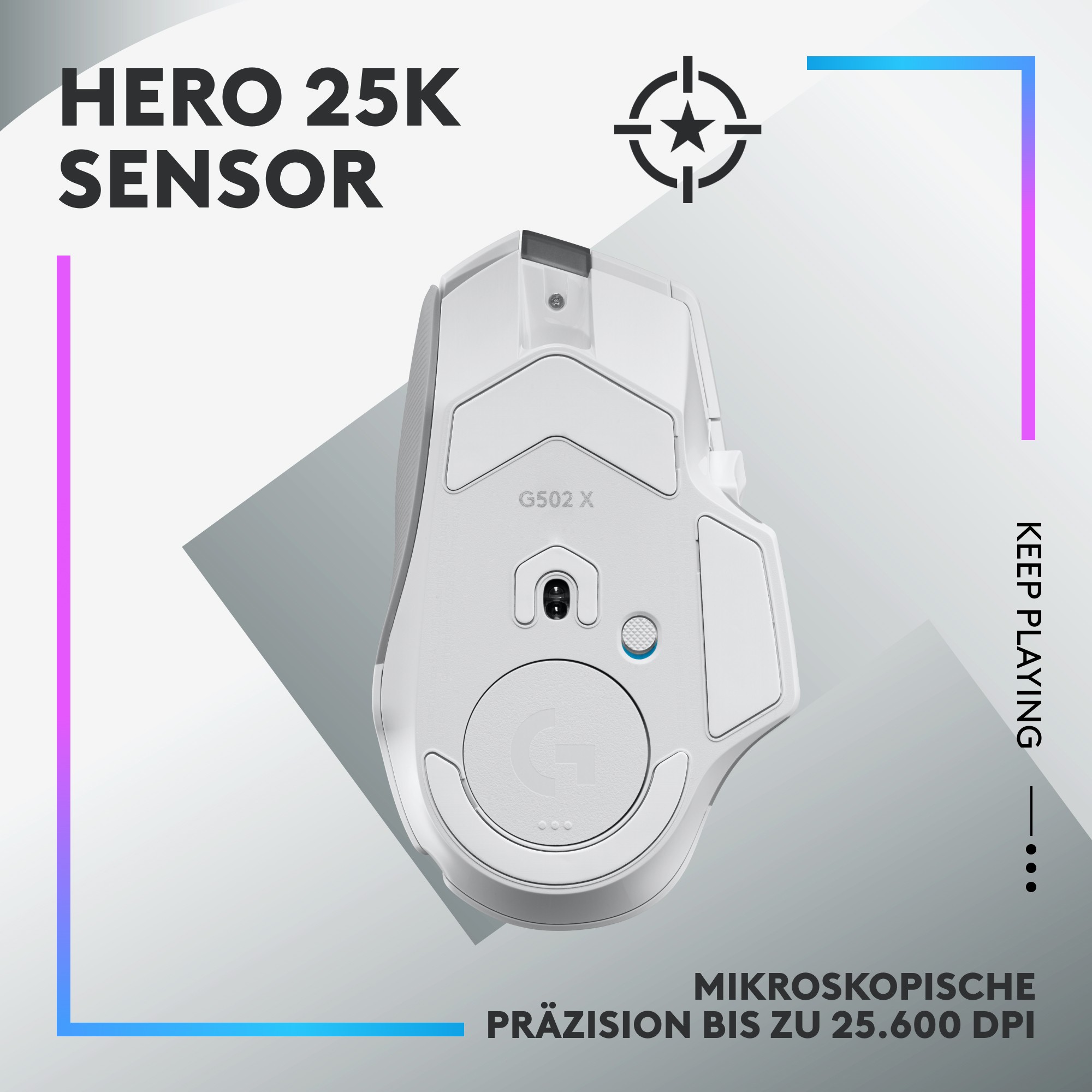 Miš LOGITECH G502 X PLUS Lightspeed RGB Wireless Gaming White/ Premium EER2-8