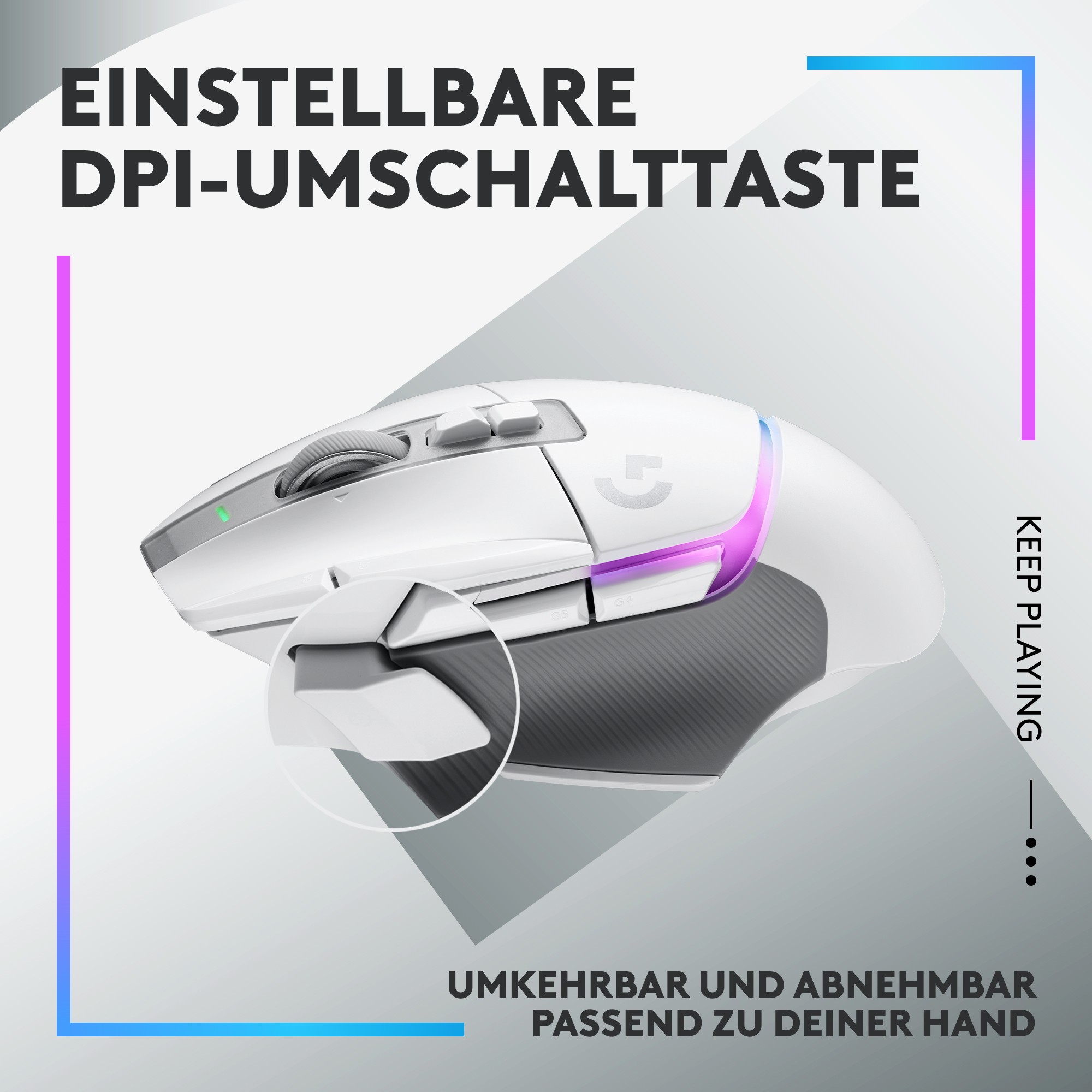 Miš LOGITECH G502 X PLUS Lightspeed RGB Wireless Gaming White/ Premium EER2-10