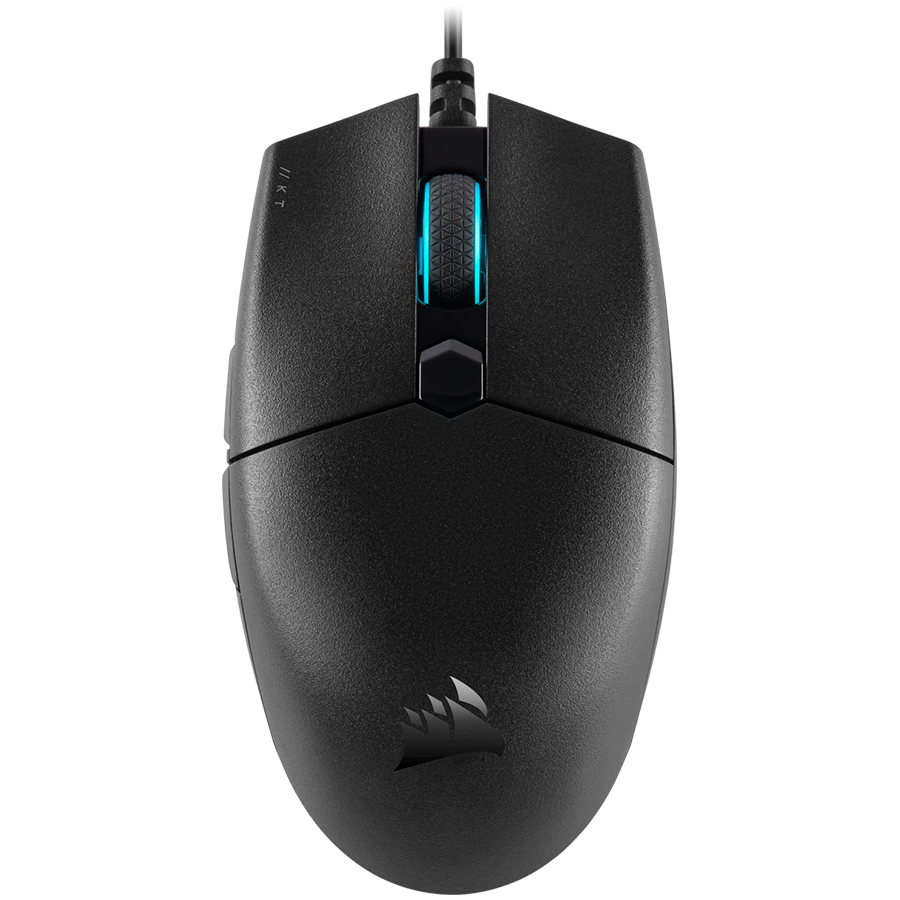 Gaming miš CORSAIR KATAR PRO Ultra-Light (žični, 12400 DPI, 6 programabilnih tipki, RGB pozadinsko osvjetljenje, crni)-0