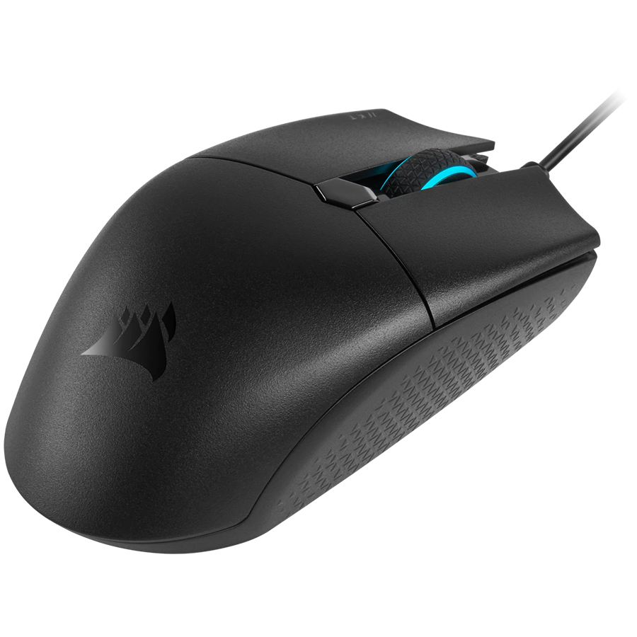 Gaming miš CORSAIR KATAR PRO Ultra-Light (žični, 12400 DPI, 6 programabilnih tipki, RGB pozadinsko osvjetljenje, crni)-2
