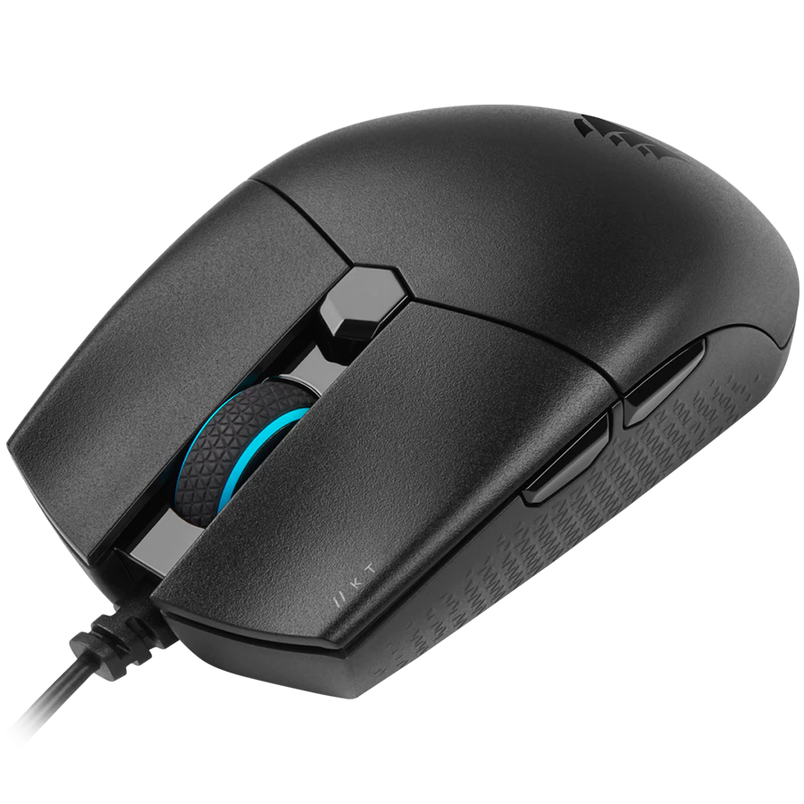 Gaming miš CORSAIR KATAR PRO Ultra-Light (žični, 12400 DPI, 6 programabilnih tipki, RGB pozadinsko osvjetljenje, crni)-5