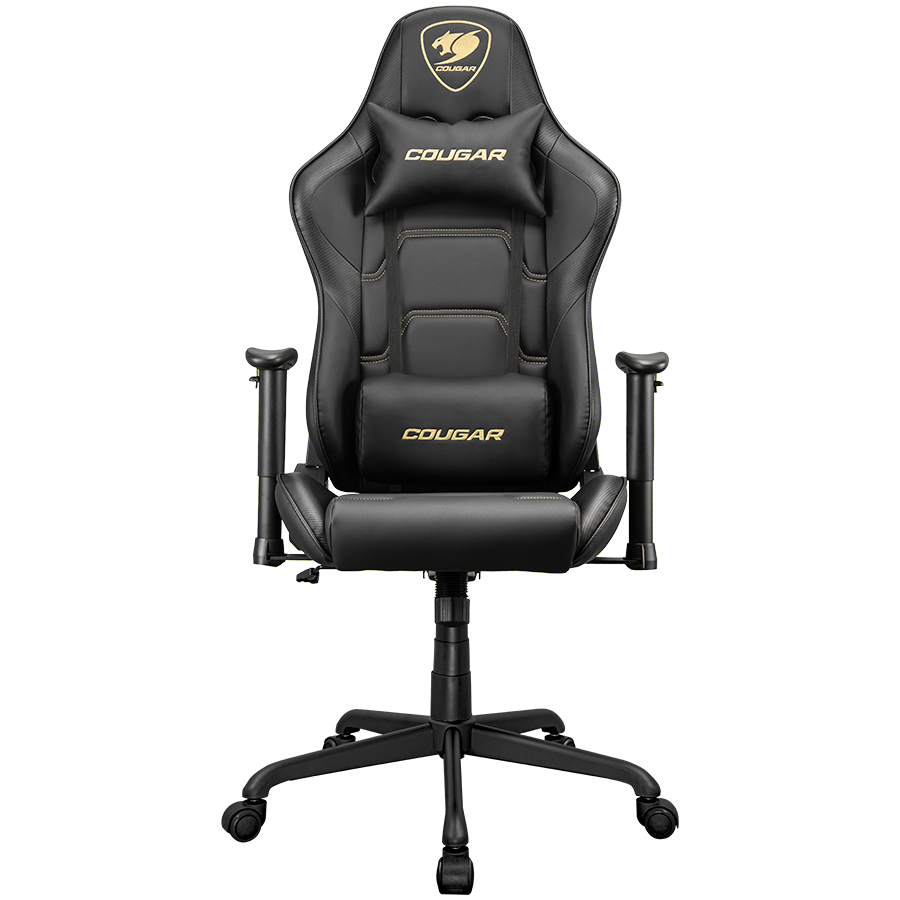 Gaming chair COUGAR CGR-ELI-GLB (2D adjustable armrests, adjustable backrest, PVC leather, steel frame, class 4 gas lift, maximum backrest angle 160°, maximum suitable weight 120 kg, warranty 24 months)-0