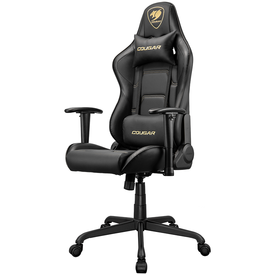 Gaming chair COUGAR CGR-ELI-GLB (2D adjustable armrests, adjustable backrest, PVC leather, steel frame, class 4 gas lift, maximum backrest angle 160°, maximum suitable weight 120 kg, warranty 24 months)-1