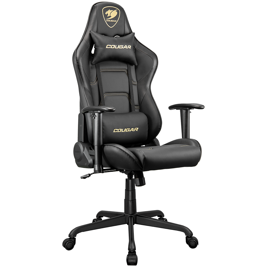 Gaming chair COUGAR CGR-ELI-GLB (2D adjustable armrests, adjustable backrest, PVC leather, steel frame, class 4 gas lift, maximum backrest angle 160°, maximum suitable weight 120 kg, warranty 24 months)-2