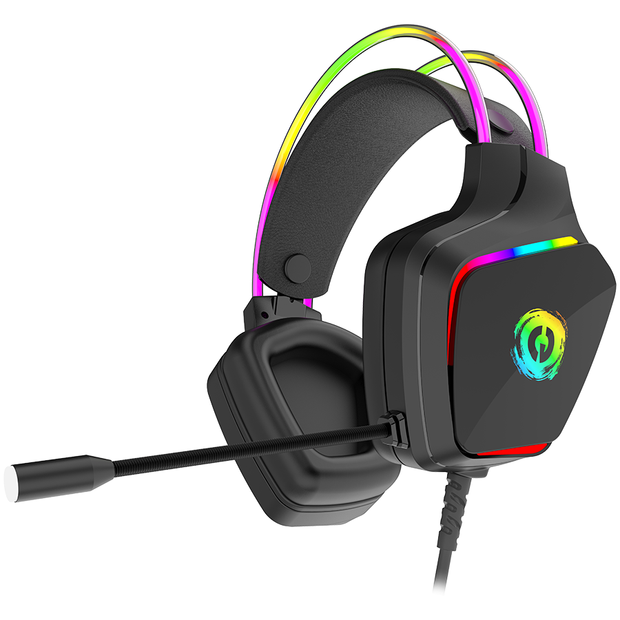 Slušalice CANYON GH-9A (over-ear, žične, RGB Lighting, crna)-0
