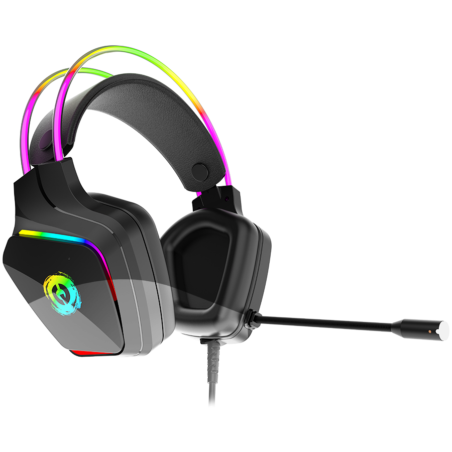 Slušalice CANYON GH-9A (over-ear, žične, RGB Lighting, crna)-1