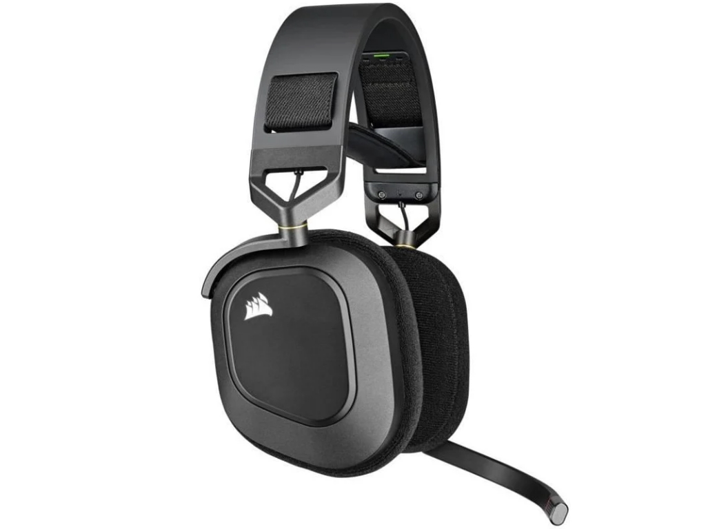 Slušalice CORSAIR HS80 RGB WIRELESS (bežične, over-ear, 20h baterija, mikrofon, RGB, Dolby Atmos, USB-C, crne)-2