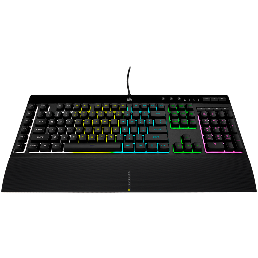Gaming tipkovnica CORSAIR K55 RGB PRO (žična, RGB, crna)-1