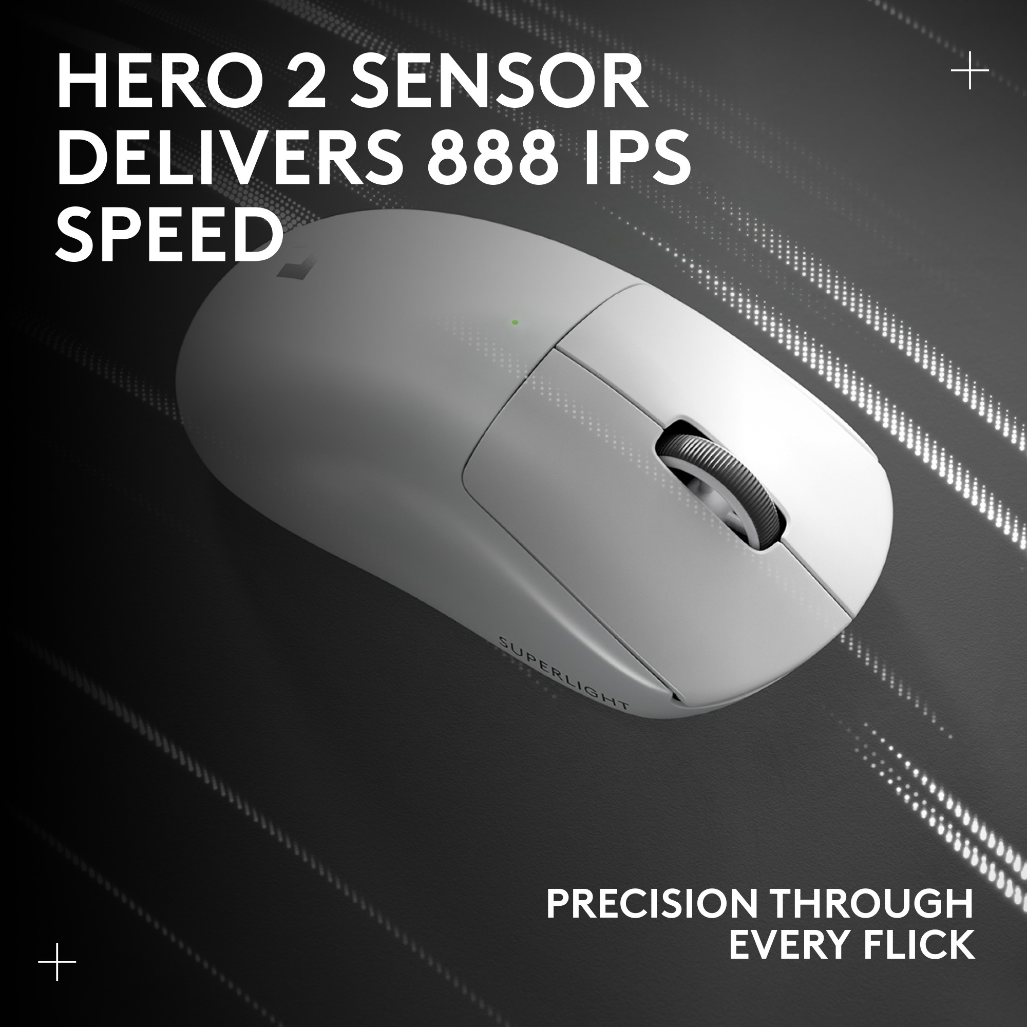 Gaming miš LOGITECH G PRO X SUPERLIGHT 2 LIGHTSPEED - BIJELI - 2.4GHZ-11