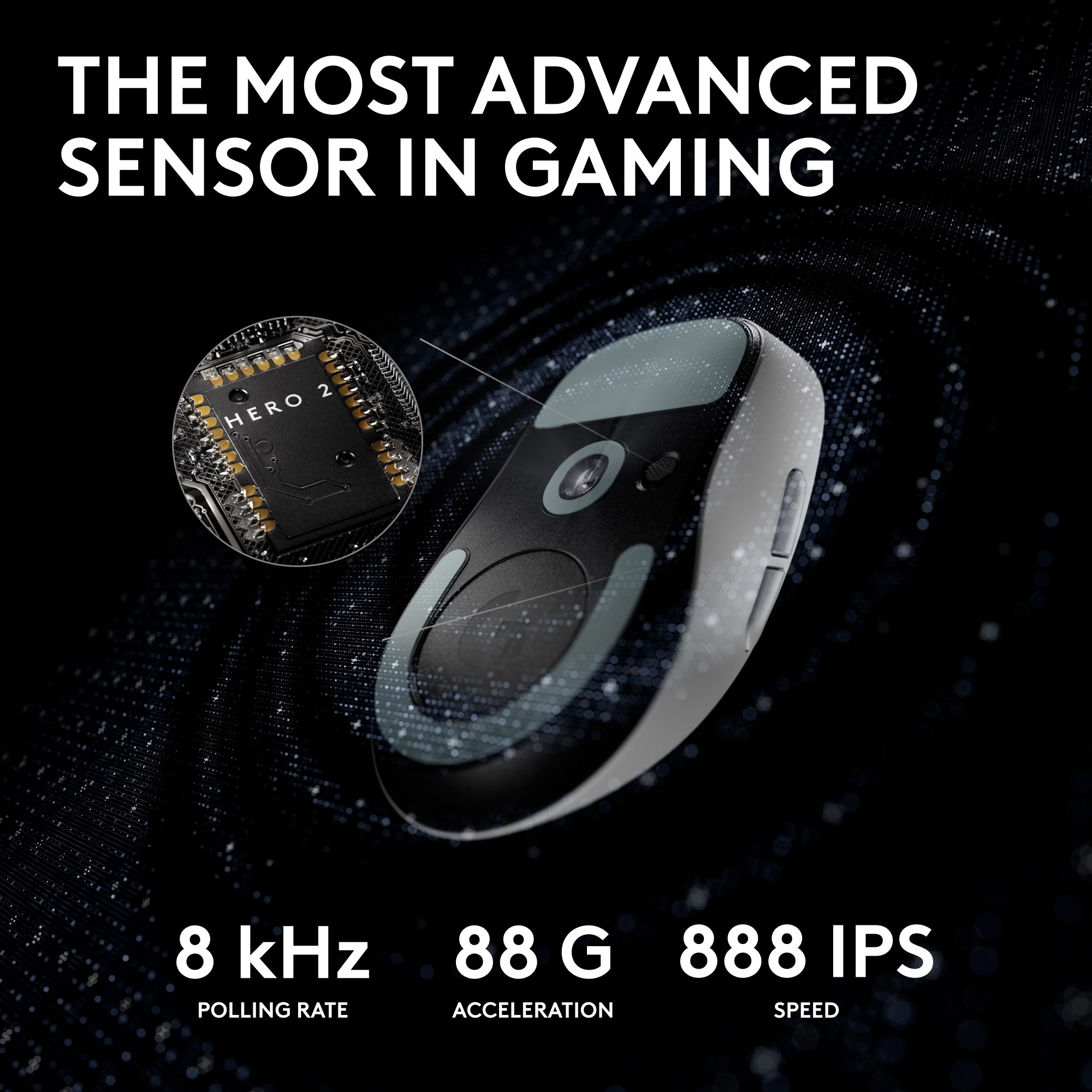 Gaming miš LOGITECH G PRO X SUPERLIGHT 2 LIGHTSPEED - BIJELI - 2.4GHZ-19