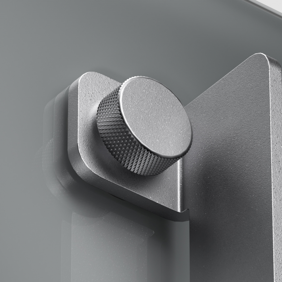 Grijalica AENO Premium Eco Smart Heater (700W, staklo otporno na temperaturu, infracrveno i konvekcijsko grijanje, LED zaslon, utikač tipa E/F) siva-9