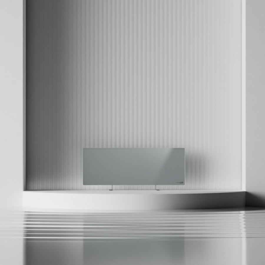 Grijalica AENO Premium Eco Smart Heater (700W, staklo otporno na temperaturu, infracrveno i konvekcijsko grijanje, LED zaslon, utikač tipa E/F) siva-11
