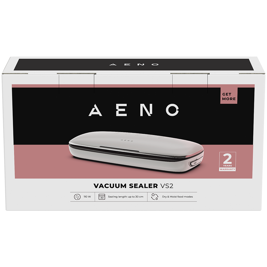 AENO Vacuum sealer VS2: 110W, 60kPa, Dry/Moist Food Mode, 3 modes: Vac+Seal, Seal, Pulse, Max Packet Width 30 cm-1