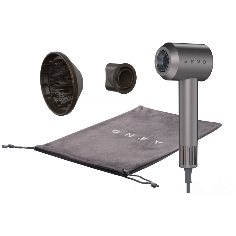 AENO Hair Dryer HD1, high speed, airflow 100 km/h, NTC sensor, 1500W, ionization, incl. diffusor, concentrator, travel bag-2