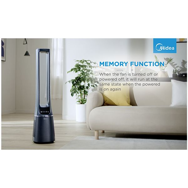 Ventilator i pročišćivač zraka MIDEA Bladeless Fan & air purifier Smart WiFi (H13 HEPA filter, 10 brzina, do 48 m2)-11