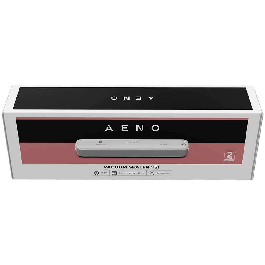 Aparat za vakuumiranje AENO VS1 (Elektronsko upravljanje, Vrijeme vakuumiranja od 10 sekundi, Kapacitet do 4.5 L/min, Snaga 85 W, Bijelo/Siva)-5